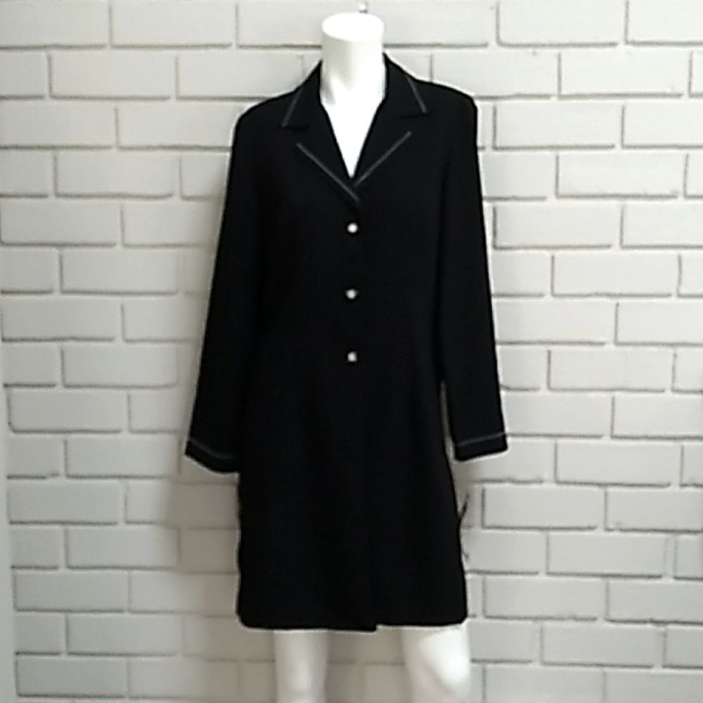 Requirements Black Button Down Business Jacket. Size Small